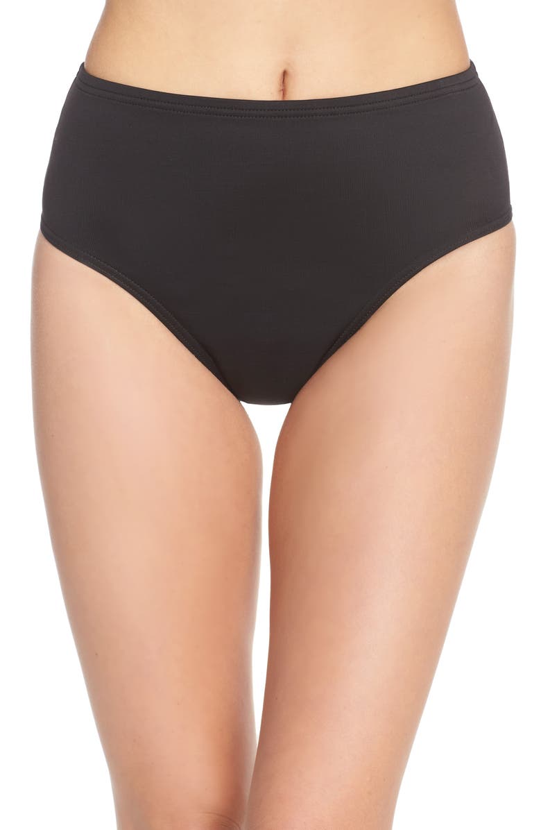 Miraclesuit<sup>®</sup> High Waist Swim Bottoms, Main, color, Black