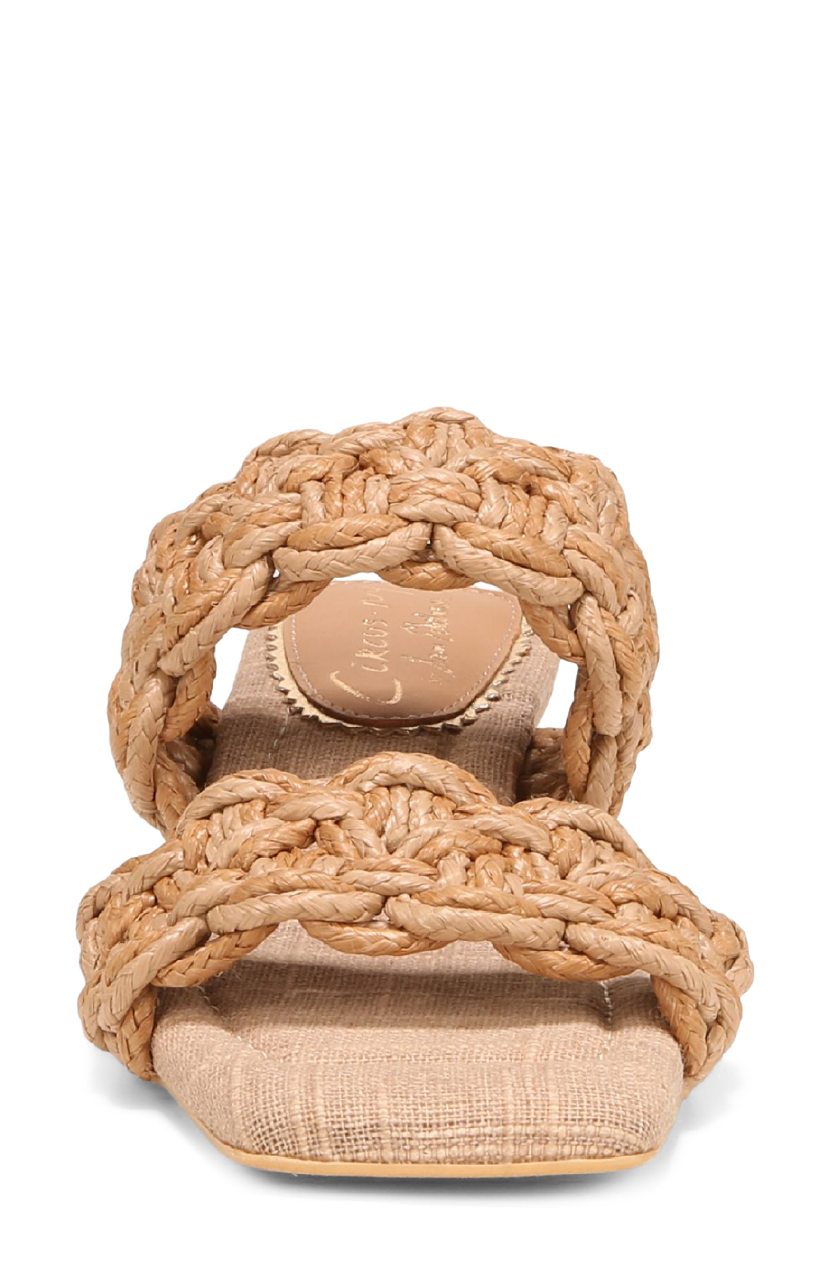 Circus NY by Sam Edelman Clover Woven Strap Sandal, Alternate, color, Light Golden Caramel/ Honey