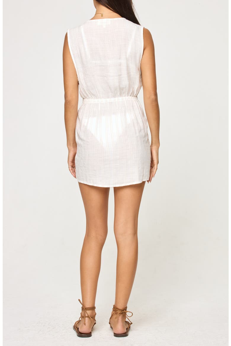 Costa Nova Cover-Up Minidress, Alternate, color, CREAM