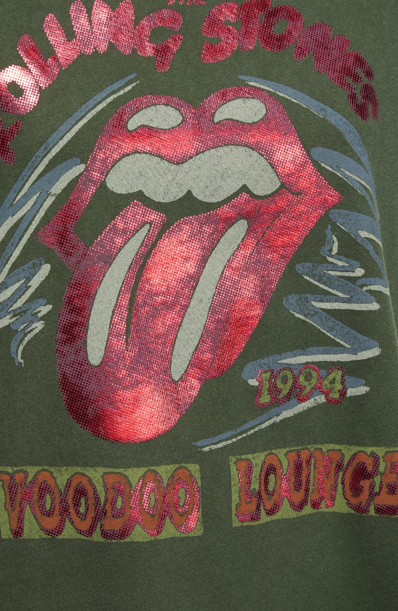 Lucky Brand Rolling Stones Voo Doo Boyfriend T-Shirt, Alternate, color, Sycamore