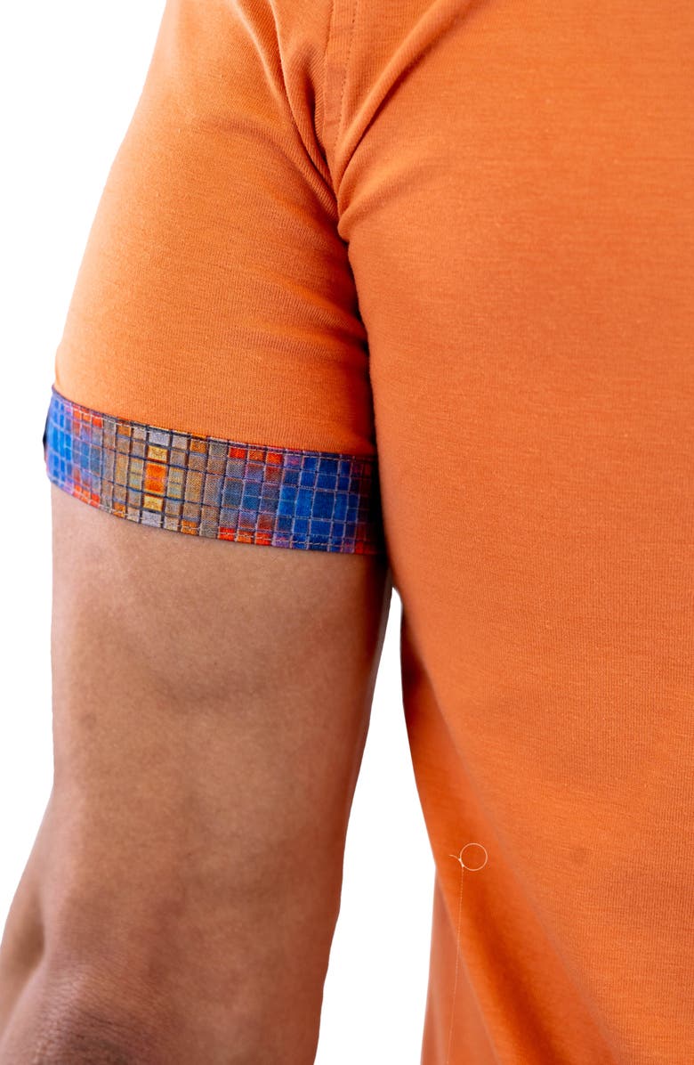 Maceoo Vivaldi V-Neck T-Shirt, Alternate, color, Orange