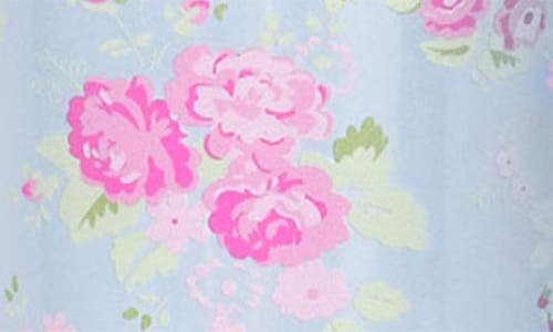 Iscream Ditsy Floral Travel Cup In Blue