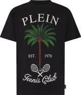PHILIPP PLEIN Round Neck T-Shirt Tennis Club Stones Men