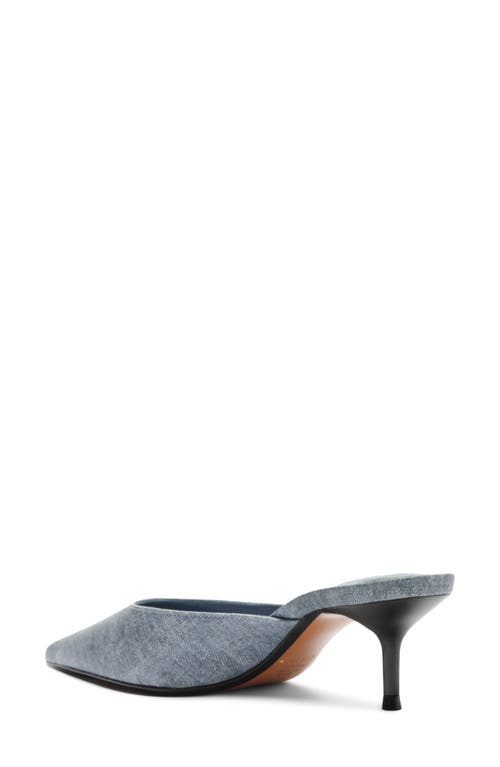 Schutz Julie Pointed Toe Mule In Blue