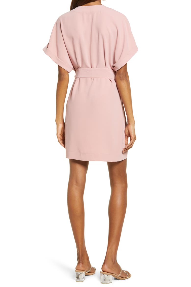 Dolman Wrap Dress, Alternate, color, MAUVE