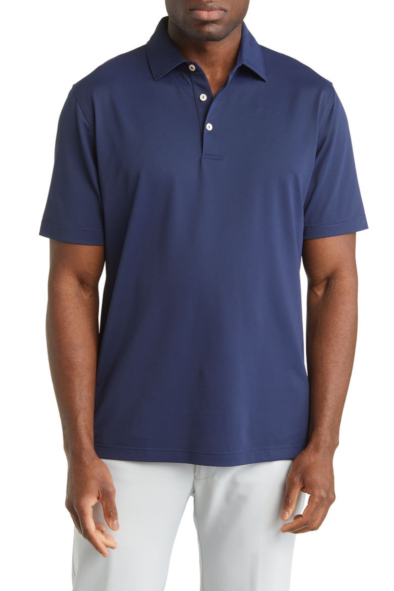 Solid Performance Polo, Main, color, NAVY