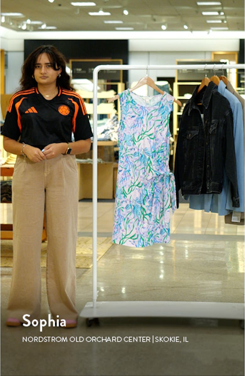 Bryson Tie Waist Sleeveless Minidress, sales video thumbnail