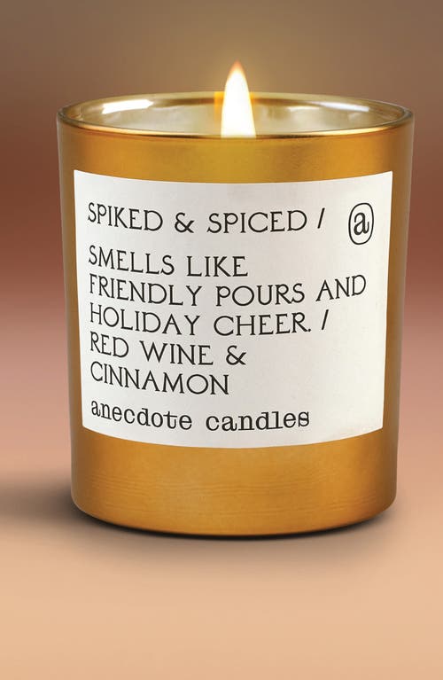 Anecdote Candles Spiked & Spiced Candle In Gold