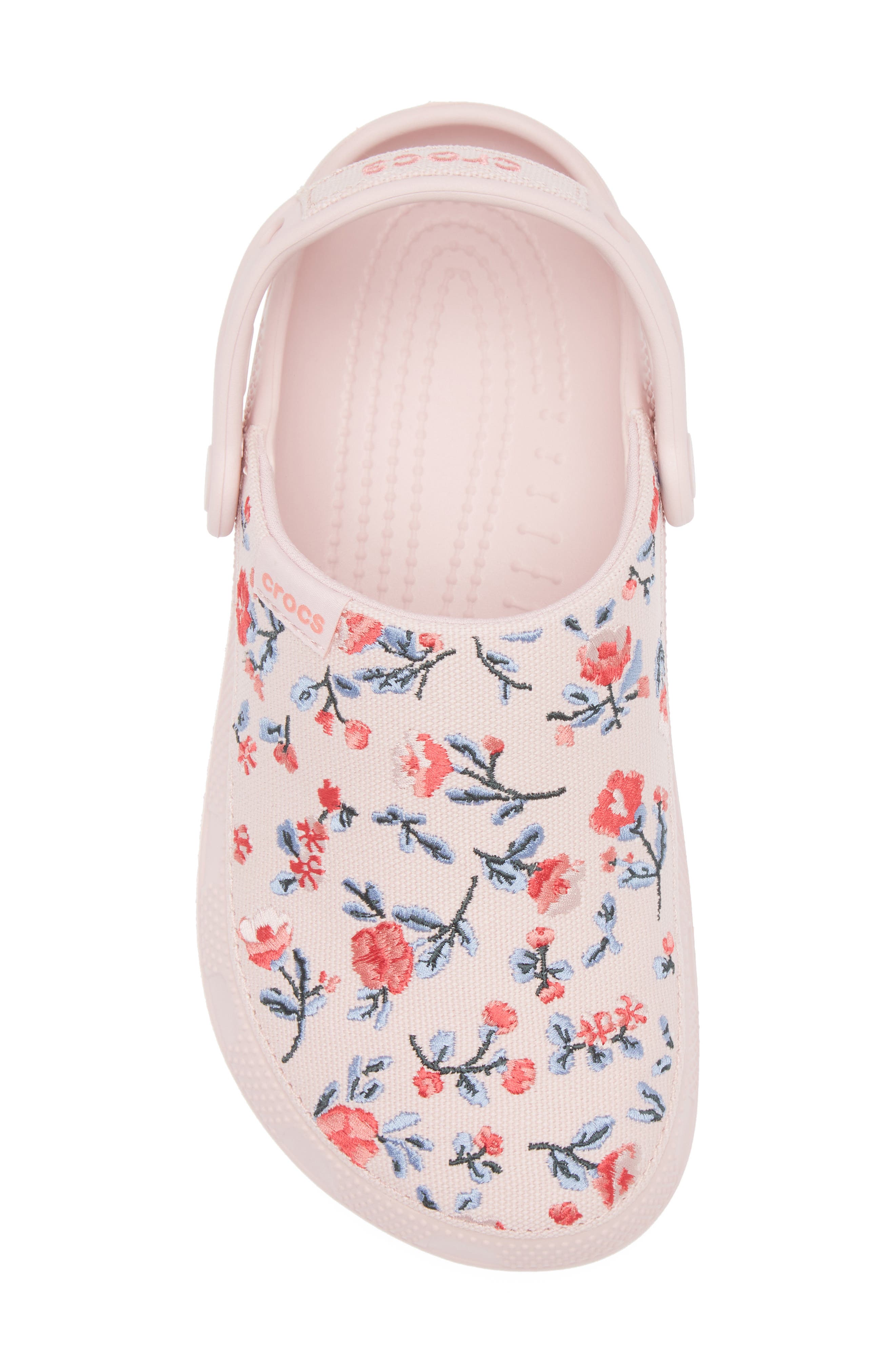 CROCS Classic Crafted Floral Clog, Alternate, color, Cotton Candy