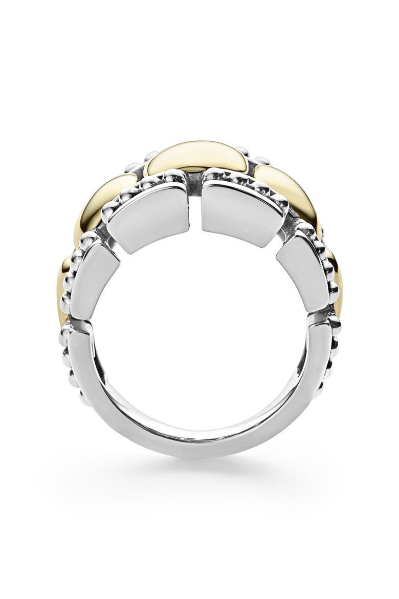 High Bar Caviar Graduated Statement Ring, Alternate, color, TWO-TONE