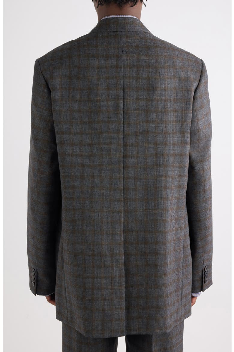 Bosier Double Breasted Wool Jacket, Alternate, color, BROWN