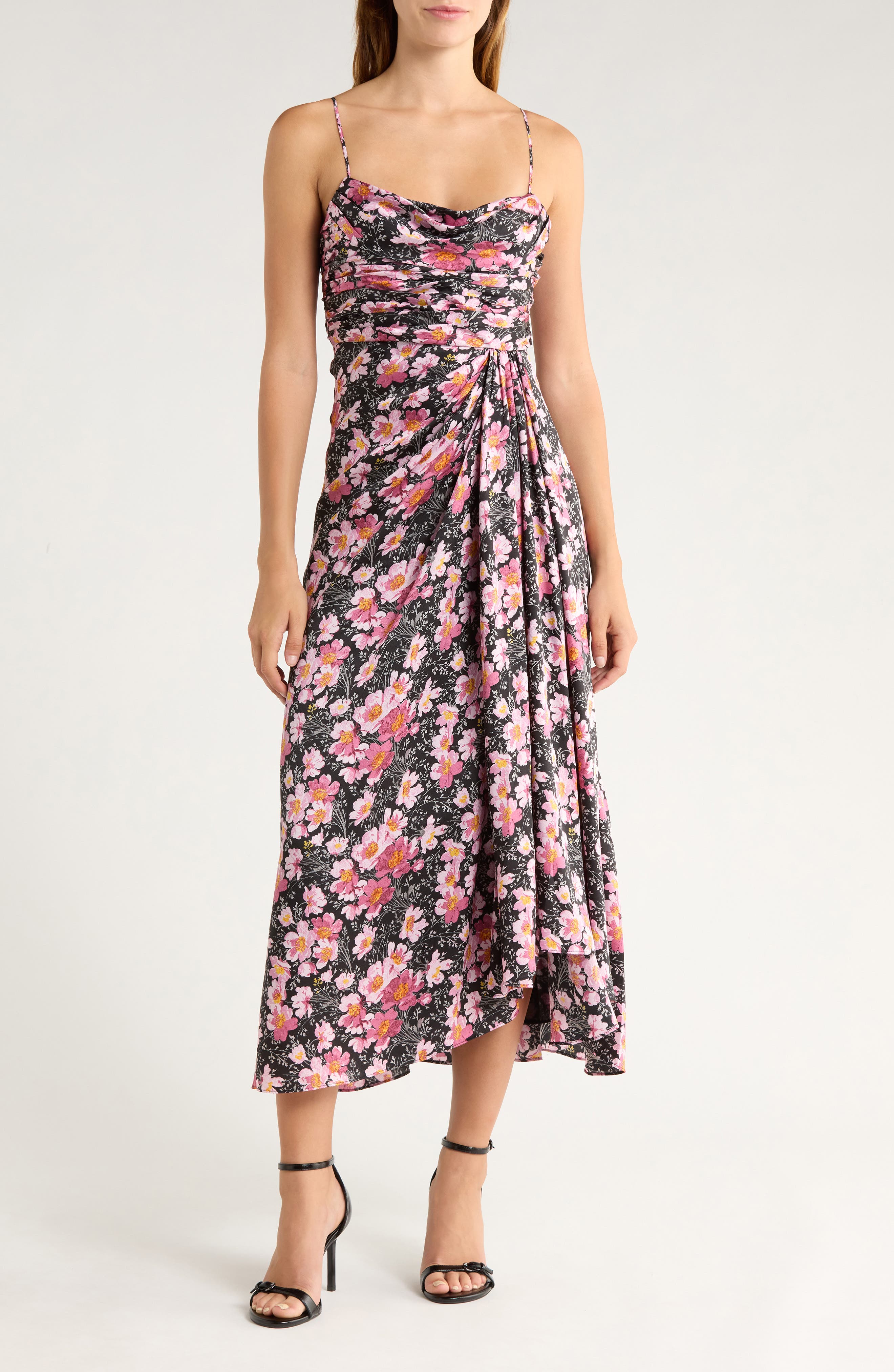 Cinq à Sept Kasia Floral Print Sleeveless Dress