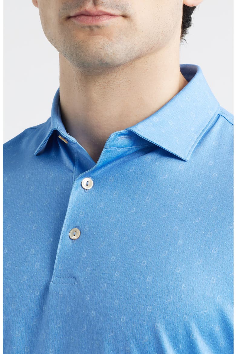Guitar Solo Performance Jersey Polo, Alternate, color, BLUEBIRD