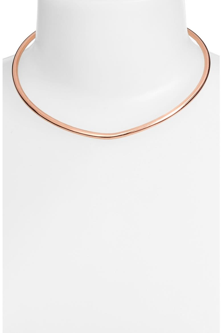 'Americana' Choker, Main, color, ROSE GOLD