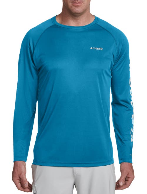 Shop Columbia Big & Tall Terminal Tackle Shirt In Blue Echo