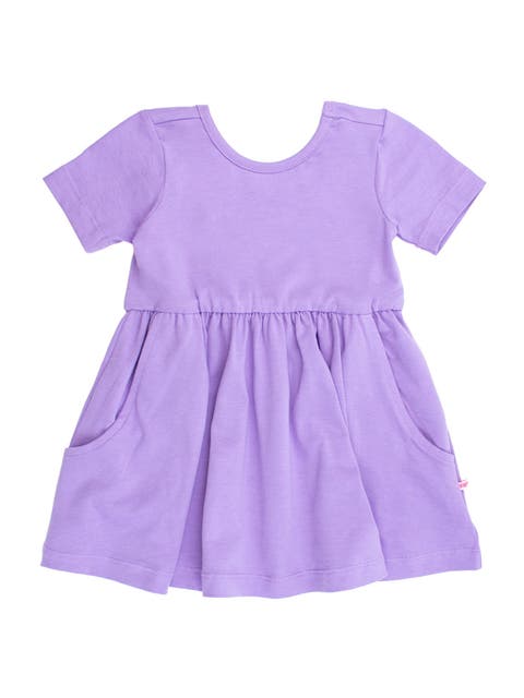 Knit Short Sleeve Twirl Dress (Toddler)