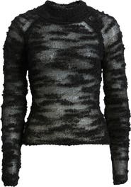 Cult Gaia Sima Mock Neck Sweater