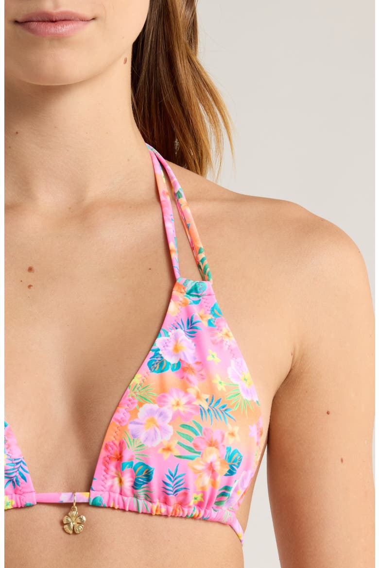 Halter Bikini Top, Alternate, color, SUMMER GLOW