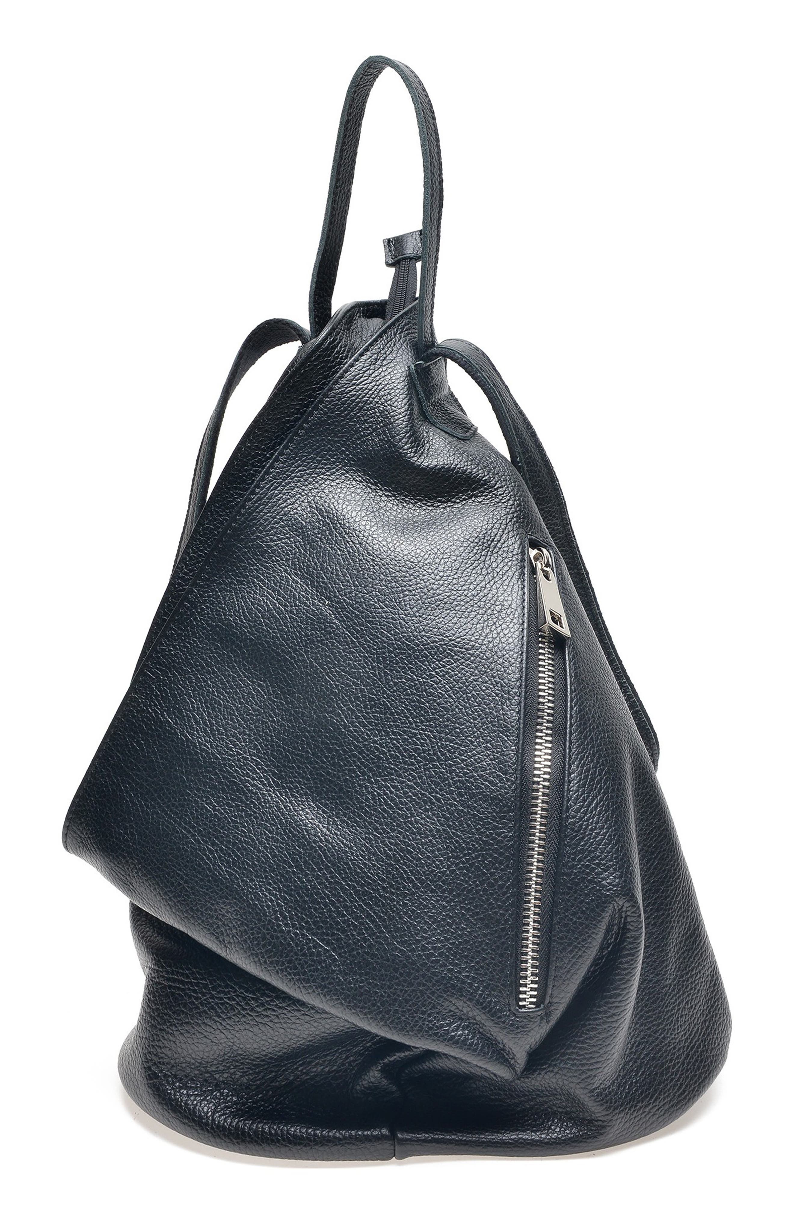ISABELLA RHEA Leather Asymmetrical Backpack (Women) | Nordstromrack