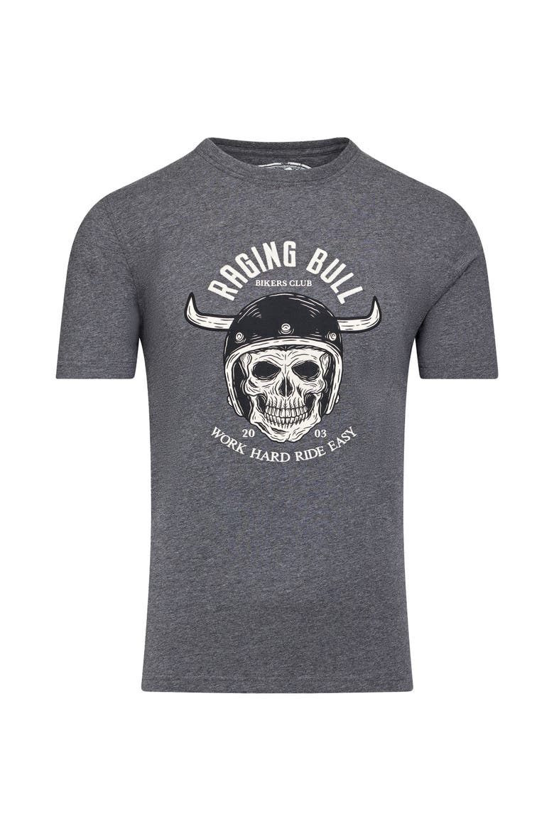 Work Hard Ride Easy T-Shirt, Alternate, color, Charcoal