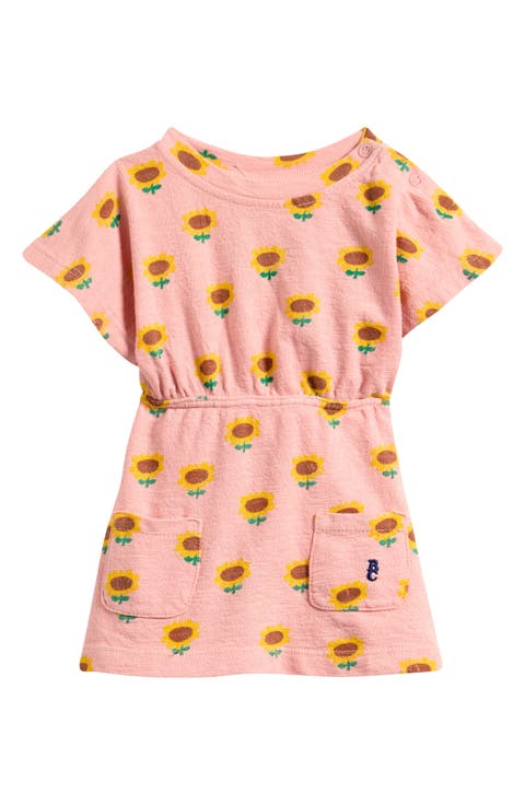 Sunflower Allover Cotton Dress (Baby)