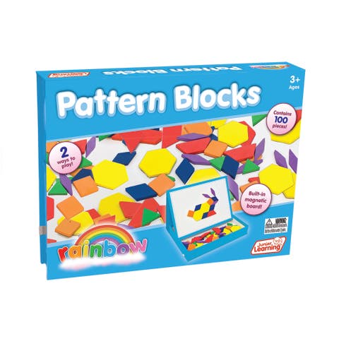 Rainbow Pattern Blocks Magnetic Activities Learning Set