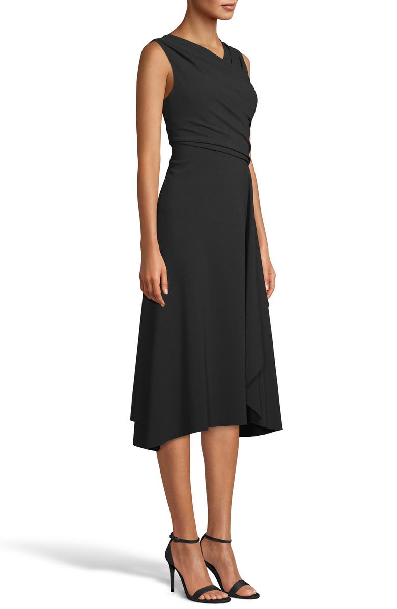 Anne Klein Asymmetrical Draped Dress, Alternate, color,