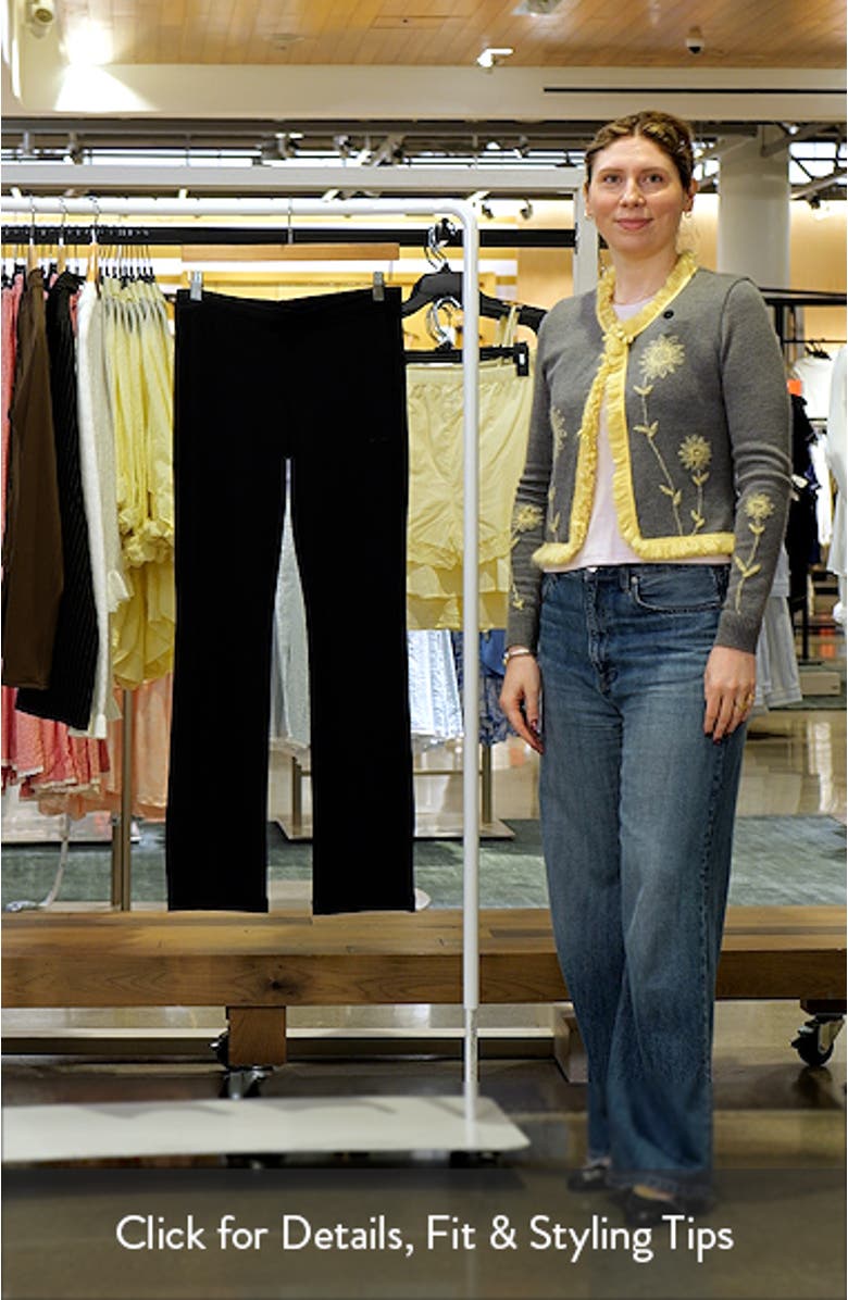 Airy Low Rise Mini Flare Pants, sales video thumbnail