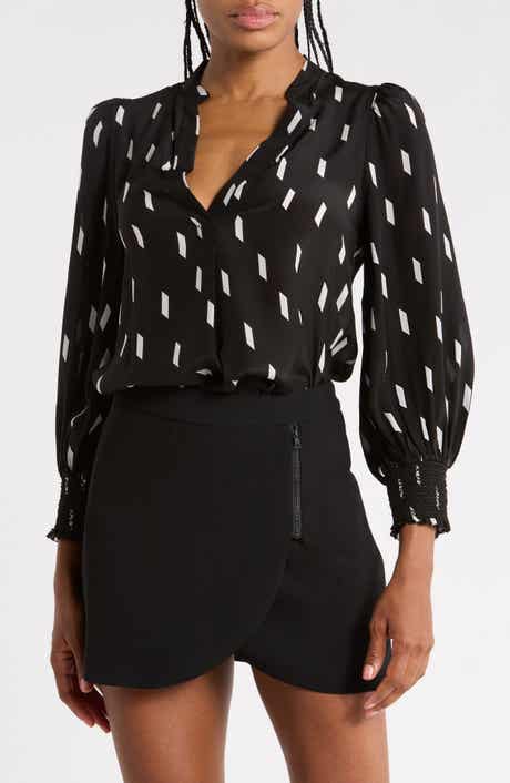 Sheila Blouson Sleeve Silk Top