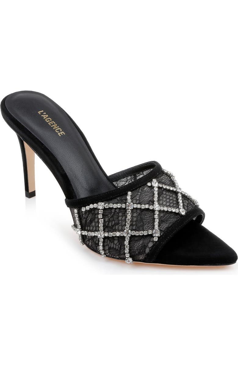 L'AGENCE Fernande Pointed Toe Slide Sandal, Main, color,