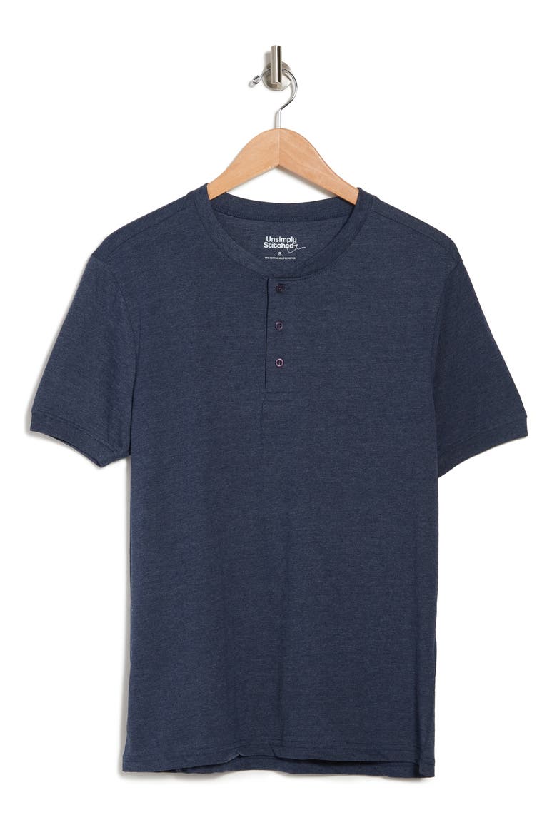 Supersoft Short Sleeve Knit Henley, Alternate, color, BAB093