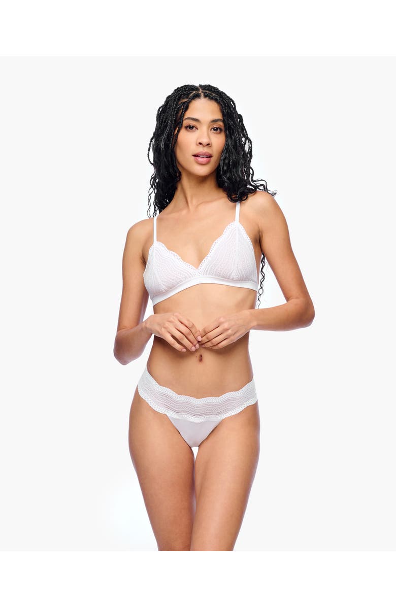 Cosabella Dolce Bralette, Main, color, White