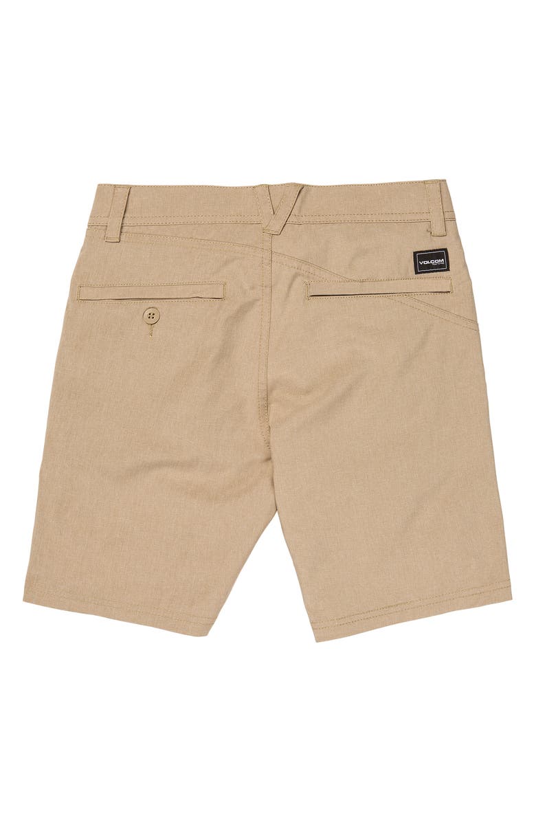 Volcom Kids' Cross Shred Static Shorts, Alternate, color, Dark Khaki