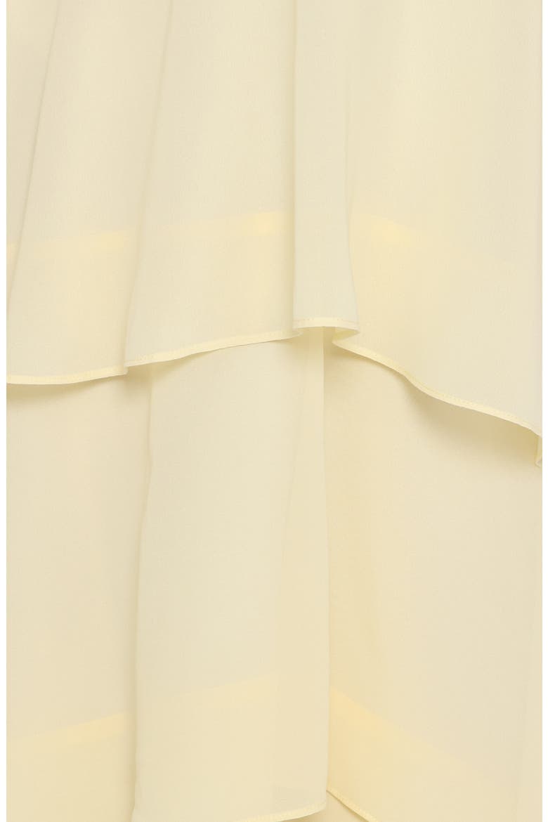 Jonia Halterneck High-Low Maxi Dress, Alternate, color, BUTTER YELLOW
