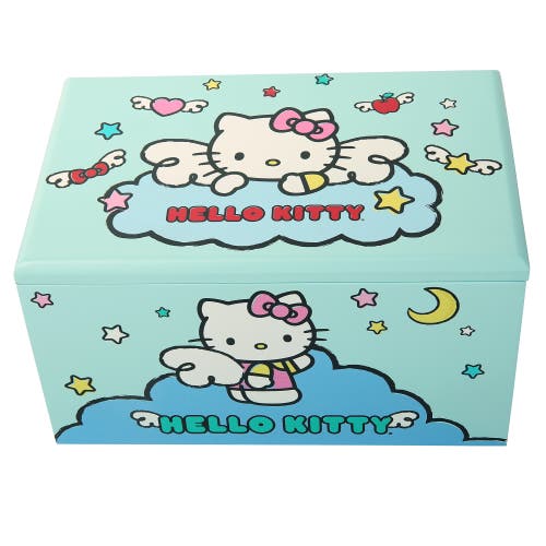 Hello Kitty Cloud Jewelry Box With Tray In Blue