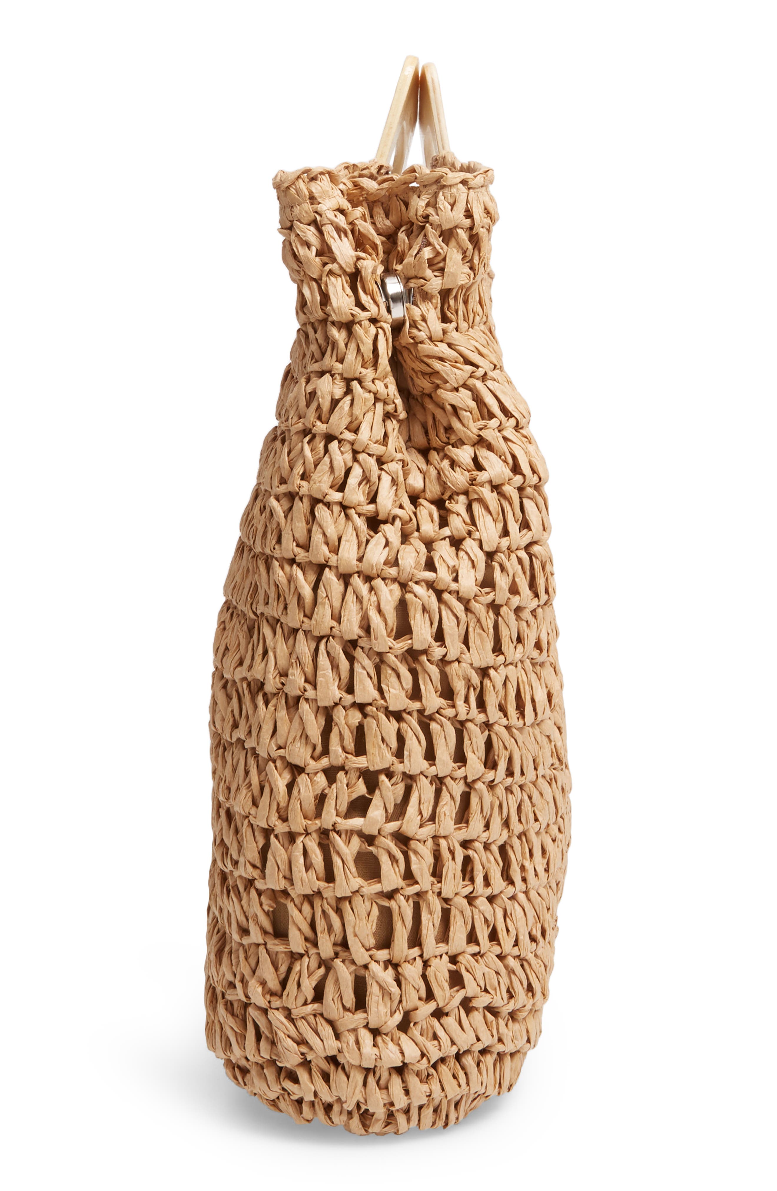 BP. Woven Square Handle Satchel, Alternate, color, 