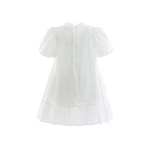 Sweet Cactus Boho Halter Dress In White