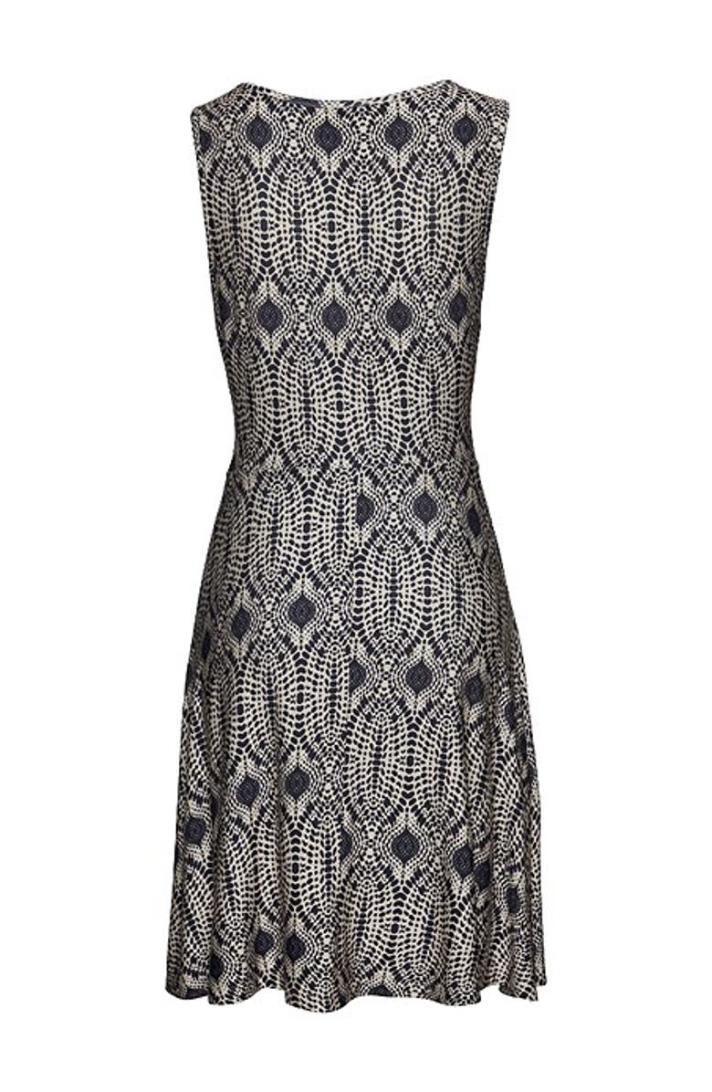 LASCANA Women's Sleeveless Keyhole Dress, Alternate, color, Navy Sand