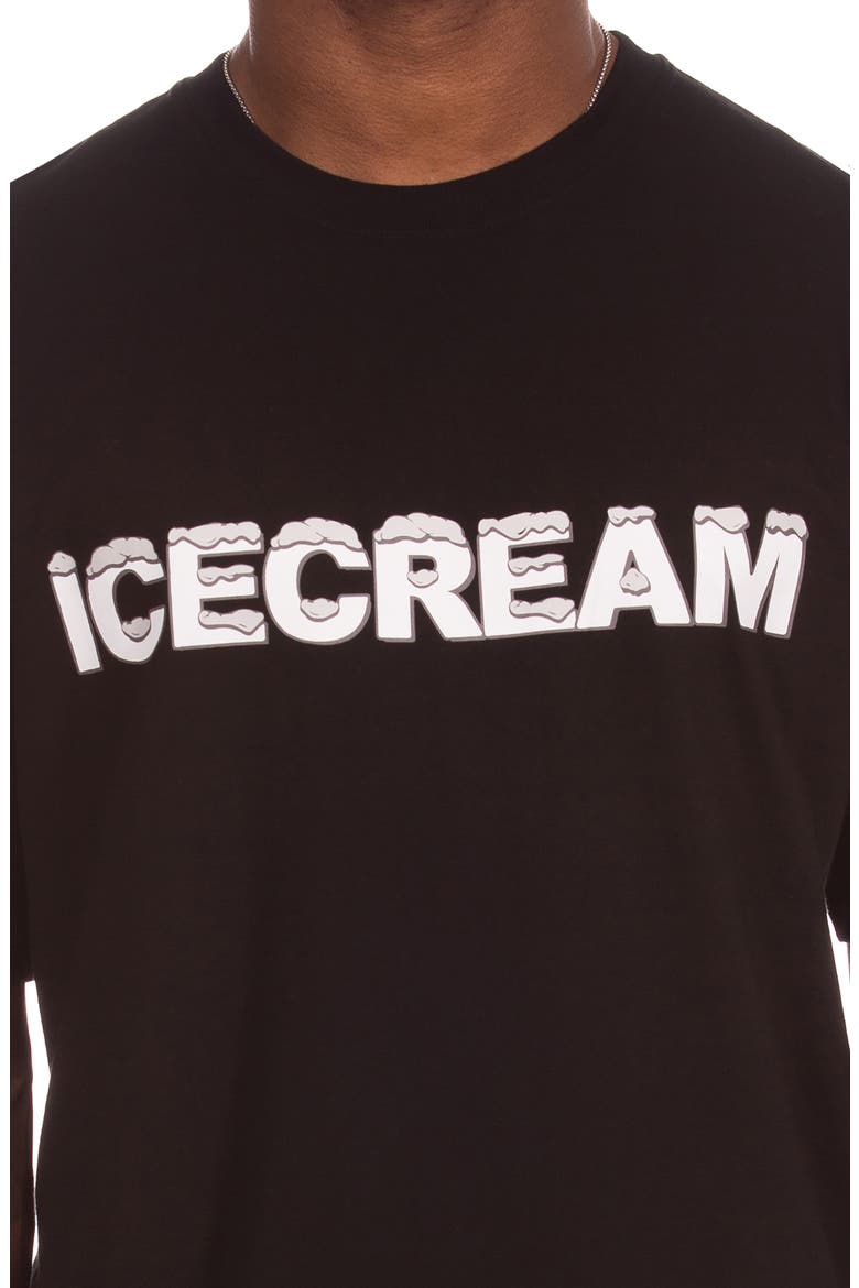 Snow Top Cotton Graphic T-Shirt, Alternate, color, BLACK