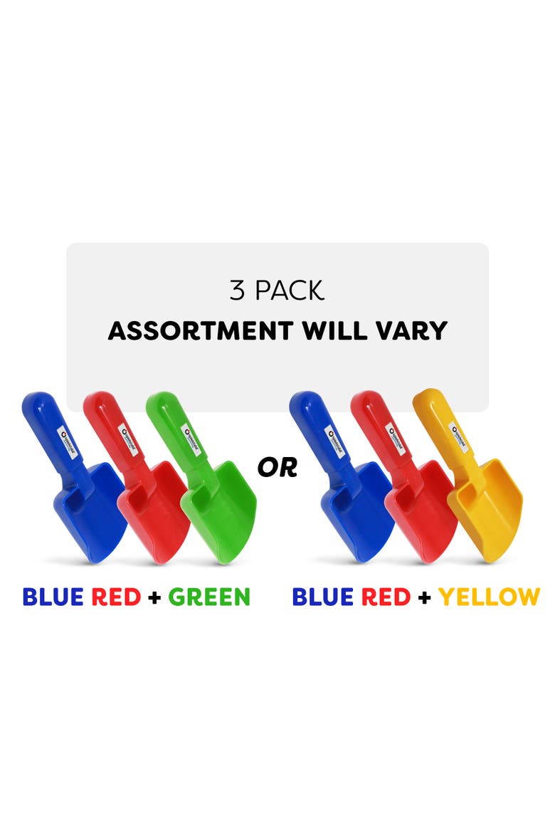 Small Sand Scoop 3 Pack, Alternate, color, Multi