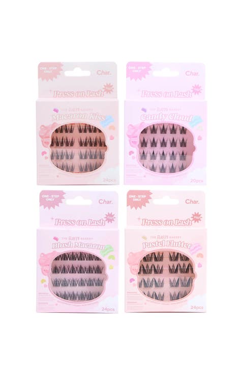 The Daring Delights Bundle of Fluffy Bakery Collection Pre-Glued 24 Hour Wear Lashes