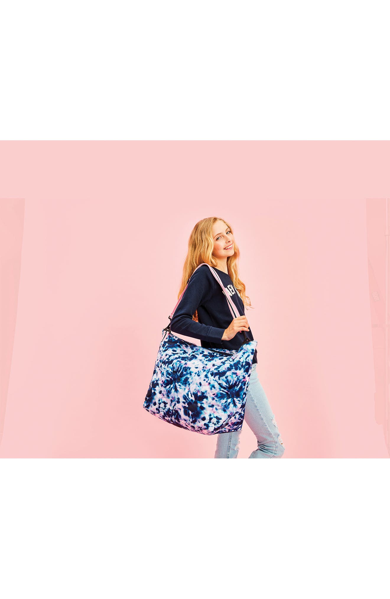 Iscream Night Tie Dye Weekend Bag, Alternate, color, 