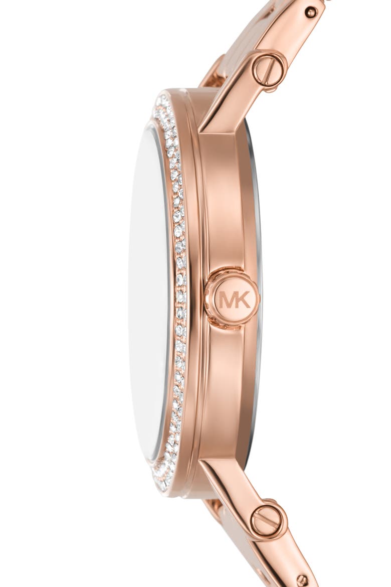 Corey Two-Tone Bracelet Watch, 38mm, Alternate, color, ROSE GOLD