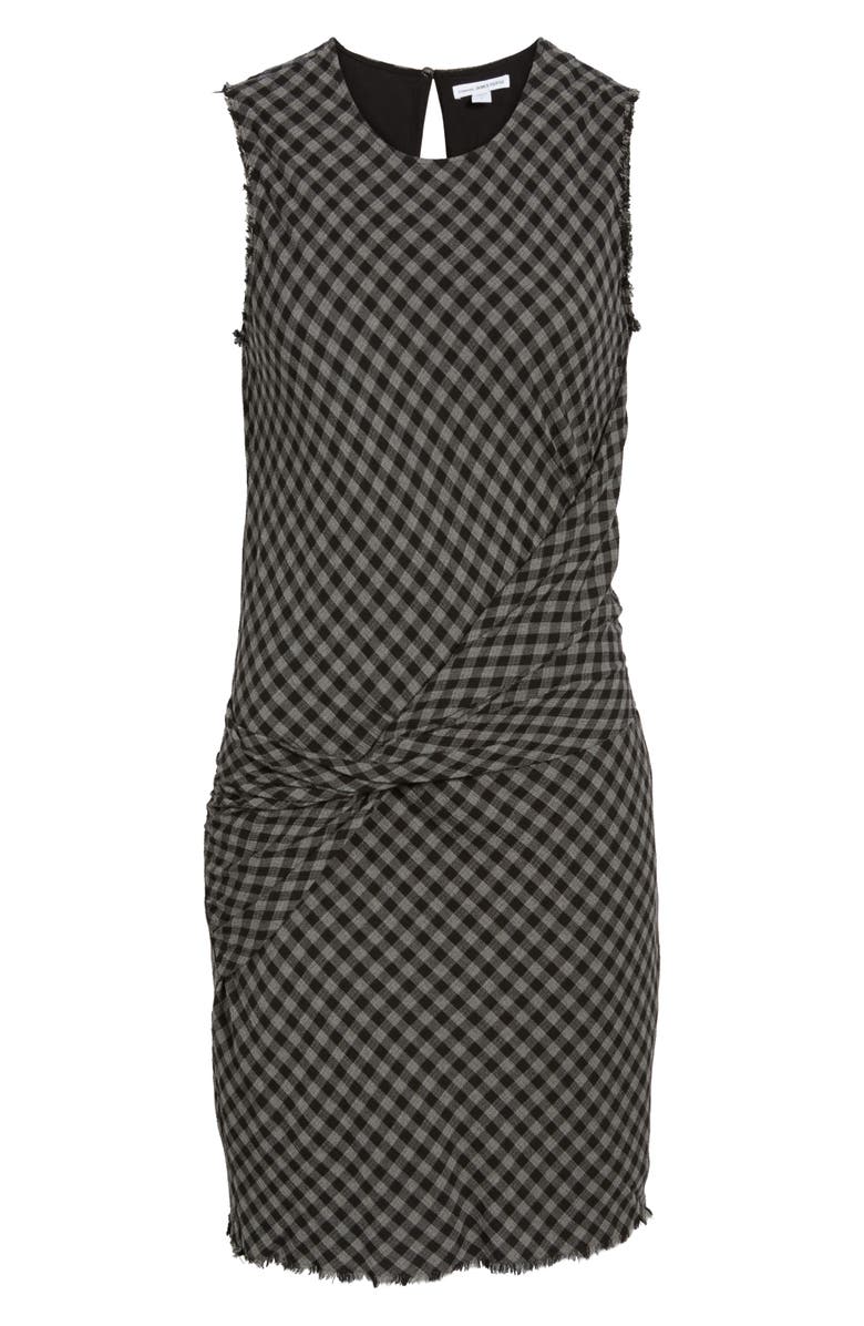 James Perse Twist Front Shift Dress, Alternate, color, 