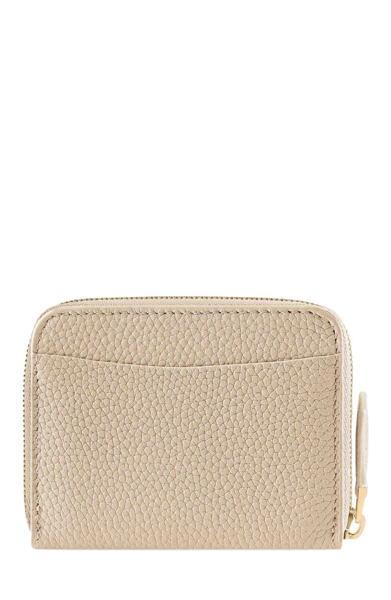 MAISON de SABRÉ Small Leather Zipped Wallet, Alternate, color, Saharan Nude
