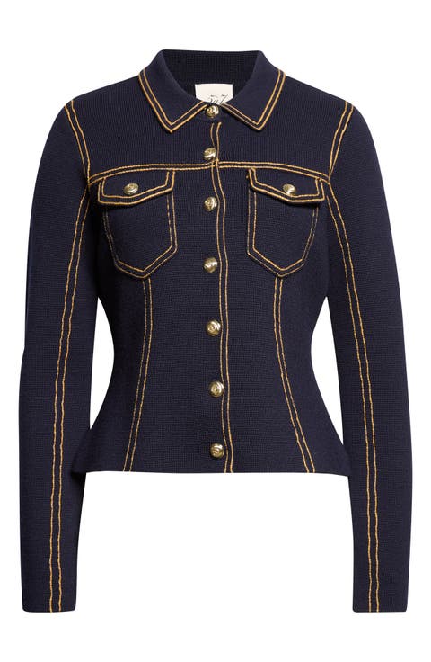 Canyon Wool Blend Knit Jacket