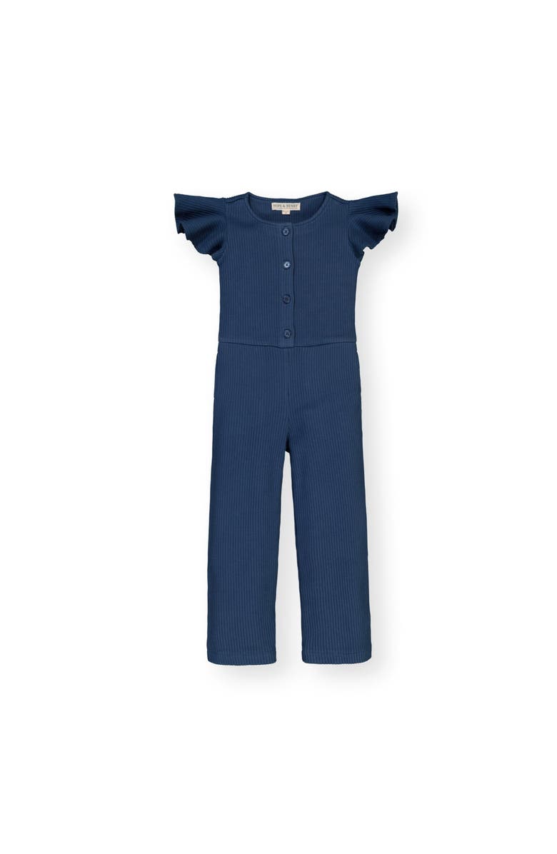 Hope & Henry Baby Girls' Rib Knit Jumpsuit, Infant, Alternate, color, 