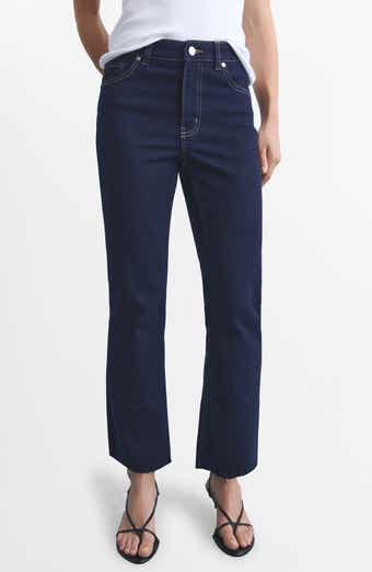 Sienna Raw Hem Crop Flare Jeans