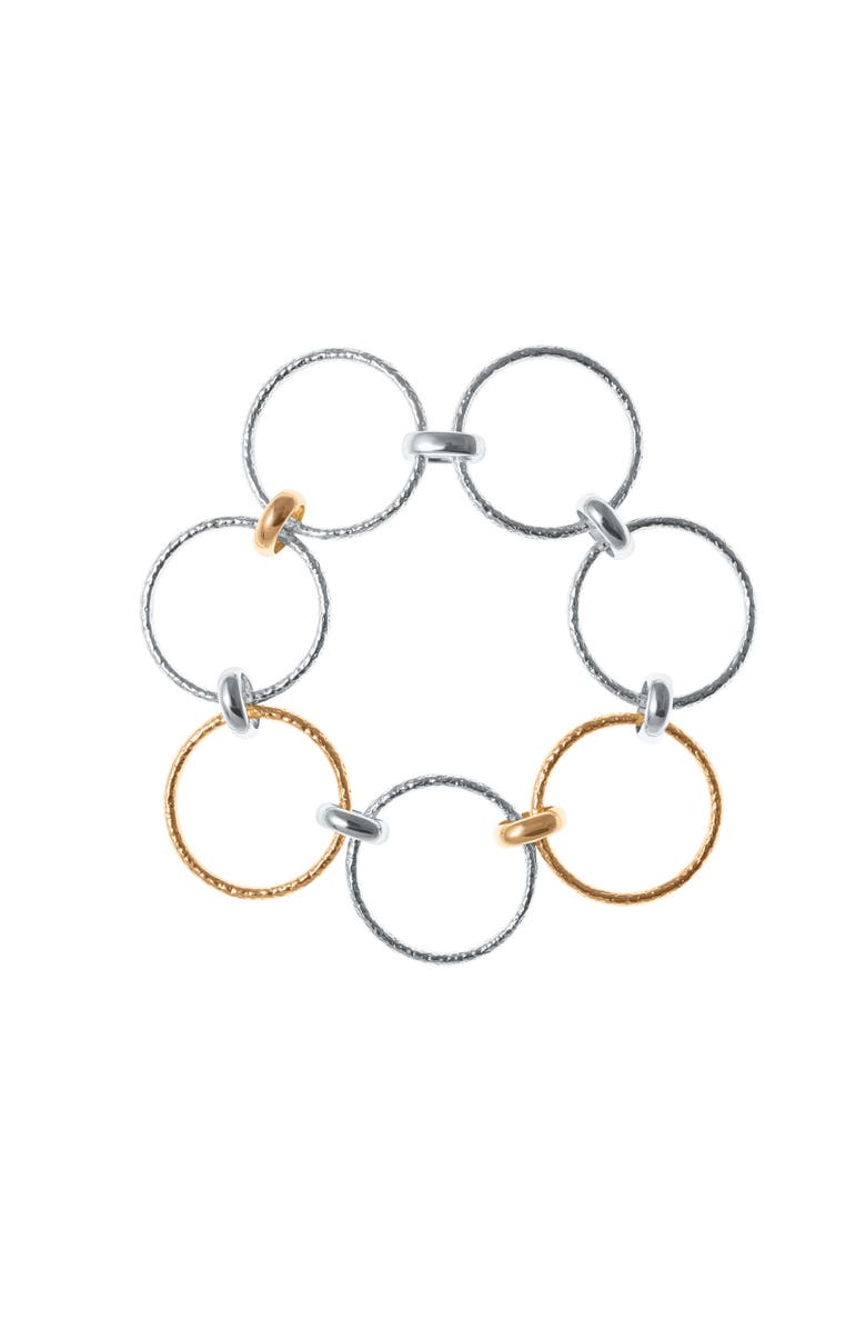 Lucy Quartermaine Multi Finish Hula Bracelet, Main, color, Multi Color