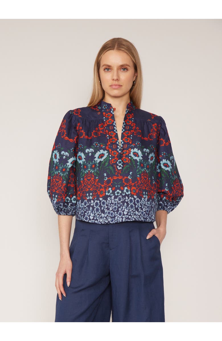 Gilner Farrar Bethany Blouse, Main, color, The Dutchess Print